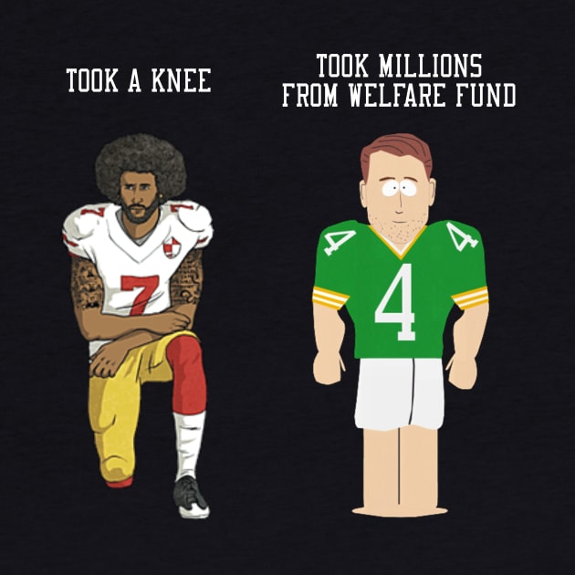 Colin Kaepernick & Brett Favre SouthPark by MAR-A-LAGO RAIDERS